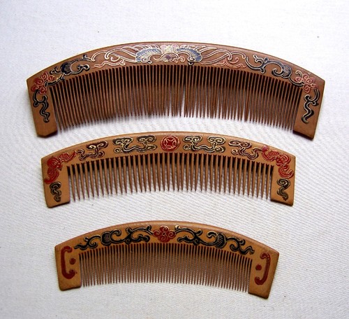 Wooden hand painted - 3, chinese
